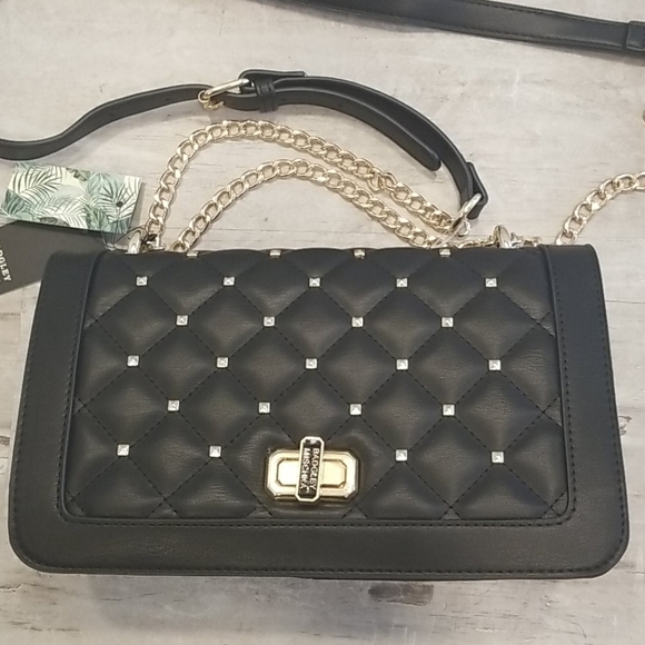 💕BADGLEY MISCHKA Studio Studed Quilted Crossbody - Picture 1 of 16